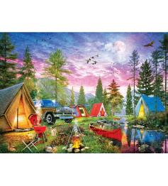 Puzzle MasterPieces Crépuscule Au Camp De La Rivière 1000 Piece