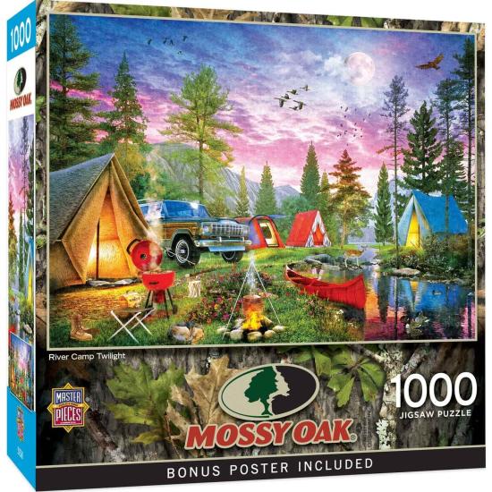 Puzzle MasterPieces Crépuscule Au Camp De La Rivière 1000 Piece