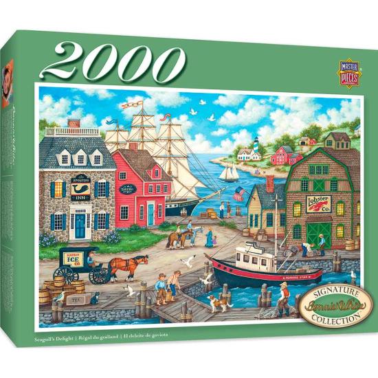 Puzzle MasterPieces Délices Pour Mouettes 2000 Pièces