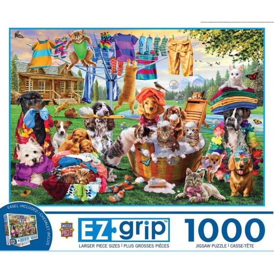 Puzzle MasterPieces Pet Washing Day XXL de 1000