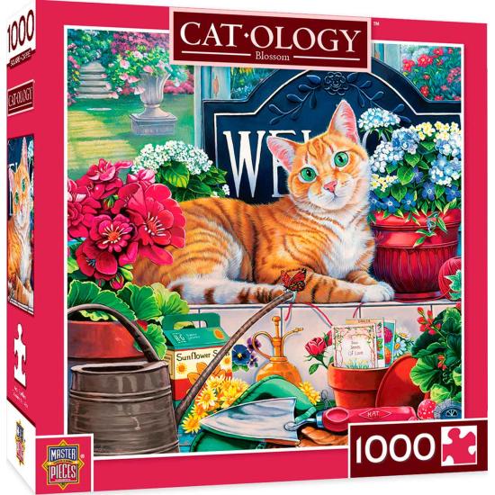 Puzzle MasterPieces Le Chat des Fleurs 1000 pièces