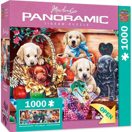 Puzzle MasterPieces La cour avec bac à fleurs 1000 pièces