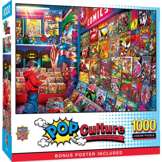 Puzzle MasterPieces Bonheur Rétro Des Comics 1000 Pieces