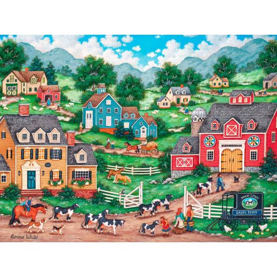 Puzzle MasterPieces Le veau curieux 550 pièces