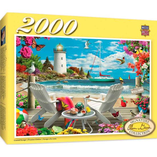 Puzzle 2000 pièces MasterPieces Coastal Escape