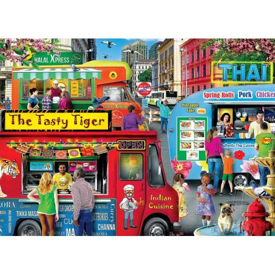 Puzzle MasterPieces Food Truck Fête De Quartier 1000 Piece