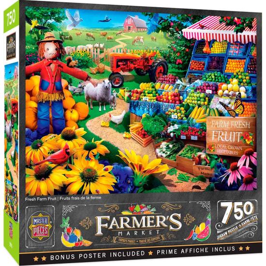 MasterPieces Puzzle Farm Fresh Fruit 750 pièces