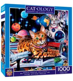 Puzzle MasterPieces Space Cats 1000 pièces