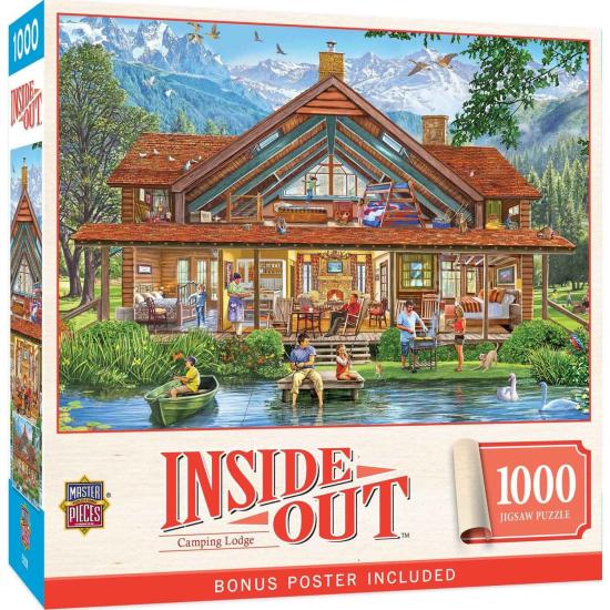 Puzzle MasterPieces Inside Out, Chalet De Camping 1000 pices