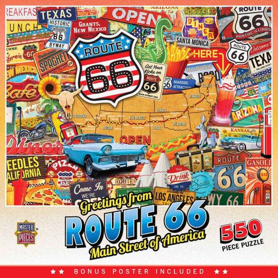 Puzzle MasterPieces Route 66 550 pièces