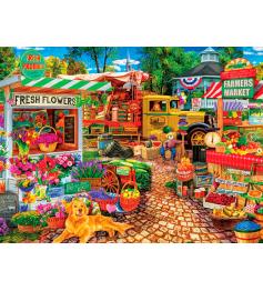 Puzzle MasterPieces Market dans le Carré de 750 Pièces