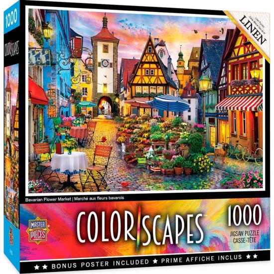Puzzle MasterPieces Marché aux fleurs bavarois 1000 pièces