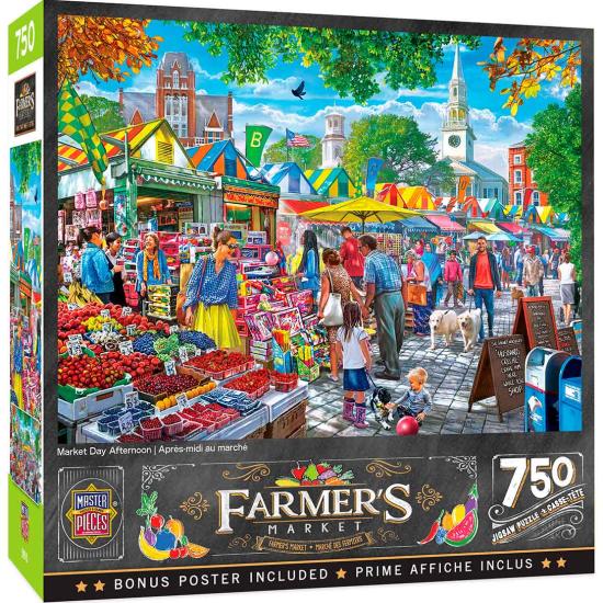 Puzzle MasterPieces Afternoon Market 750 pièces