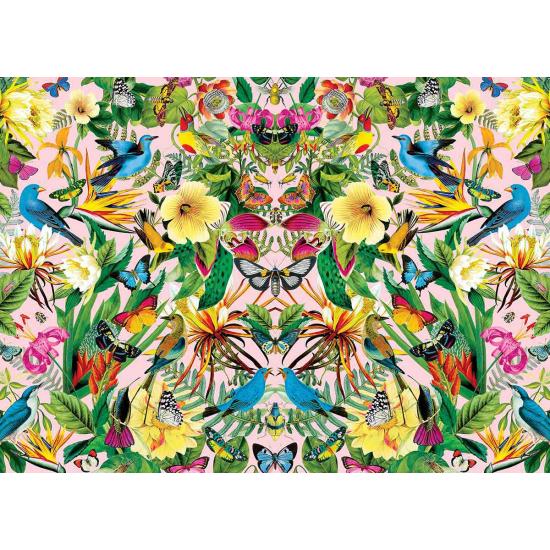 MasterPieces Puzzle Oiseaux et papillons bleus 1000 pièces