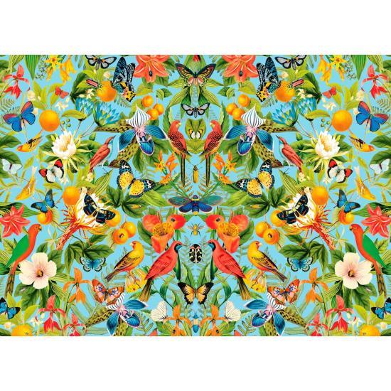 Puzzle MasterPieces Oiseaux, Oranges et Papillons 1000 pièces