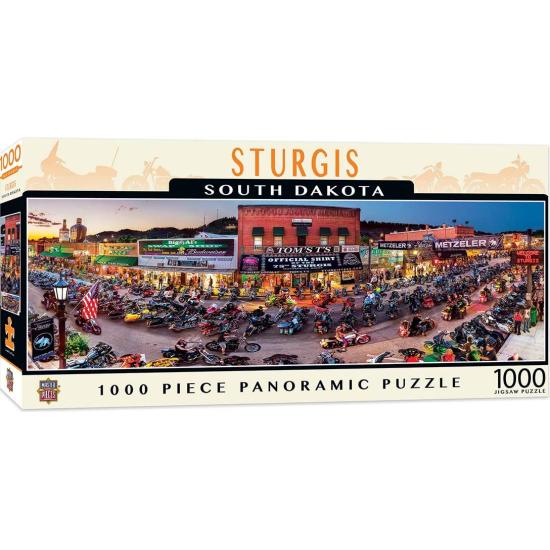 MasterPieces Puzzle panoramique Sturgis, Dakota du Sud 1000