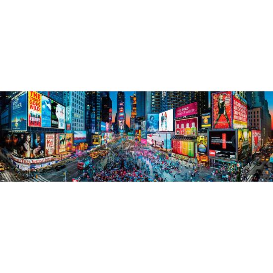 Times Square New York Panoramique Chefs-d'œuvre Puzzle de 10