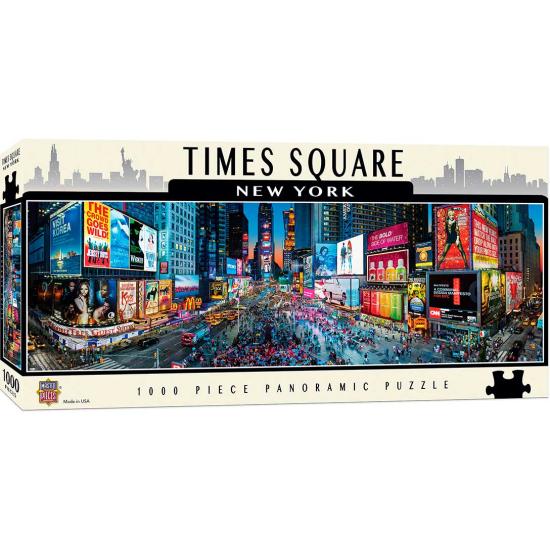 Times Square New York Panoramique Chefs-d'œuvre Puzzle de 10