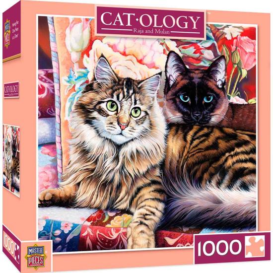 Puzzle MasterPieces Couple de chats 1000 pièces