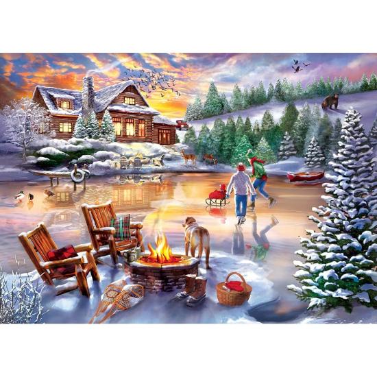 Puzzle MasterPieces Temps Libre Patinage 1000 Pièces