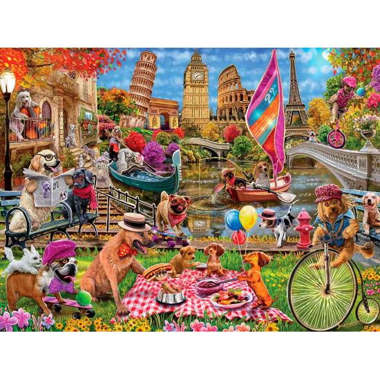 Puzzle MasterPieces Tourist Dogs XXL 300 pièces