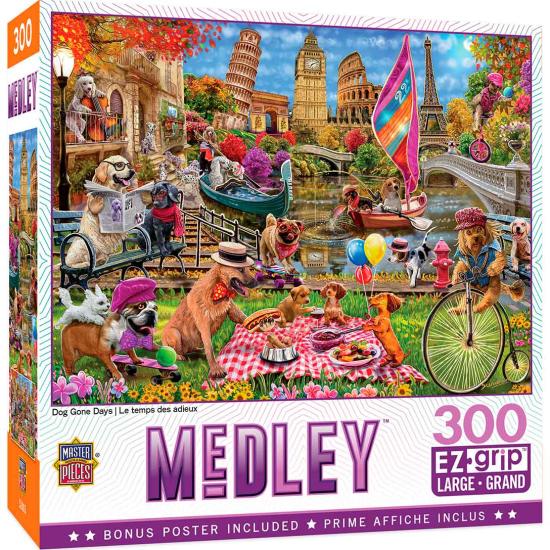 Puzzle MasterPieces Tourist Dogs XXL 300 pièces