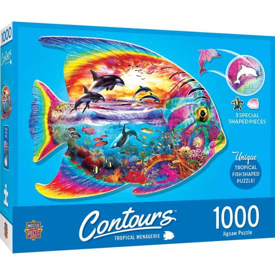 MasterPieces Puzzle Poissons tropicaux 1000 pièces