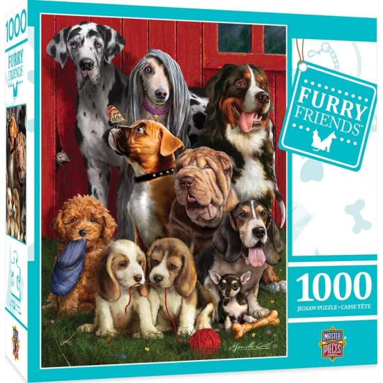 MasterPieces Puzzle 1000 pièces assis Furry Friends