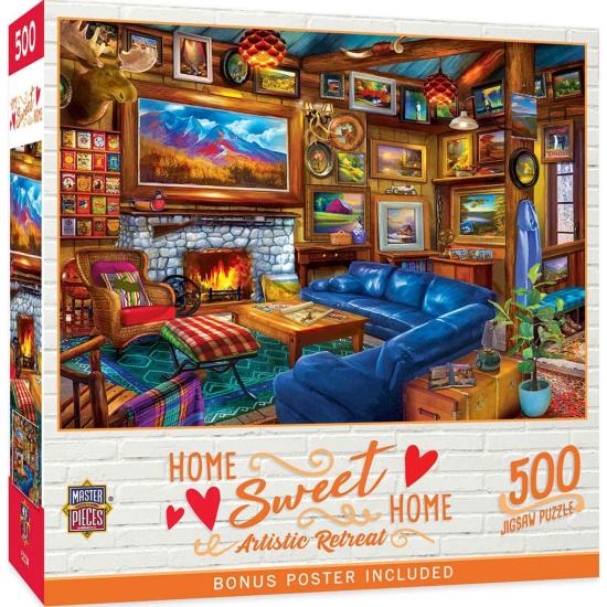 Puzzle MasterPieces Retraite Artistique 500 pieces