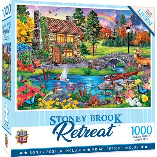 Puzzle MasterPieces Retreat avec Cobbled River 1000 pièces