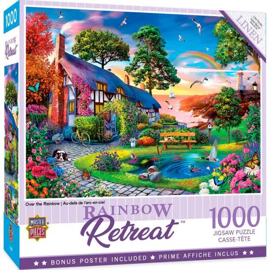 Puzzle Masterpieces Over the Rainbow 1000 pièces
