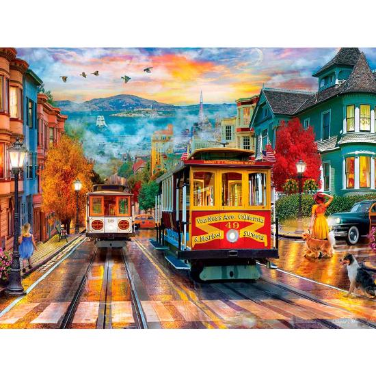 Puzzle MasterPieces Montée à San Francisco 550 pièces