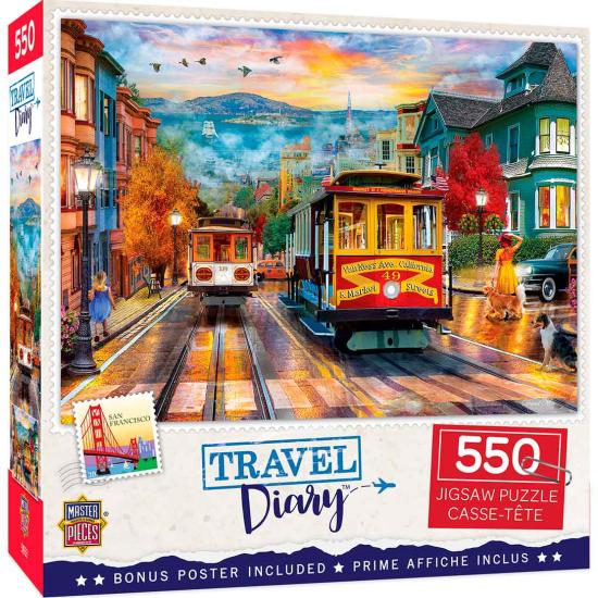 Puzzle MasterPieces Montée à San Francisco 550 pièces