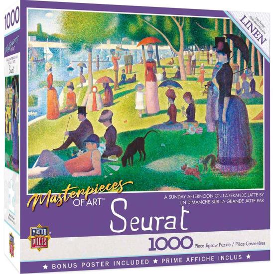 Puzzle Masterpieces Dimanche Après-midi à La Grande Jatte des 10