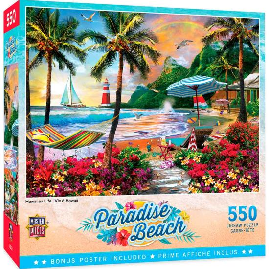 MasterPieces Puzzle 550 pièces La vie à Hawaï MasterPieces Puzzle 550 pièces La vie à Hawaï