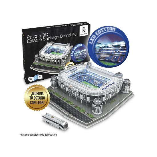 Puzzle Nanostad 3D Santiago Bernabéu Real Madrid Lighting Le