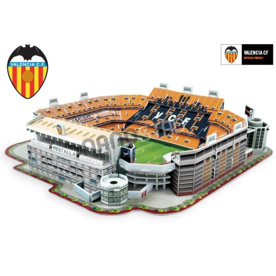 Nanostad Puzzle Stade Mestalla, Valence CF 3D 120 pièces