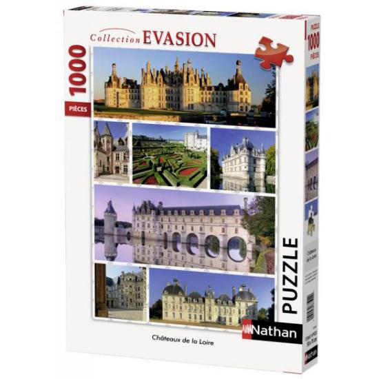 Puzzle Nathan Châteaux de la Loire 1000 pièces