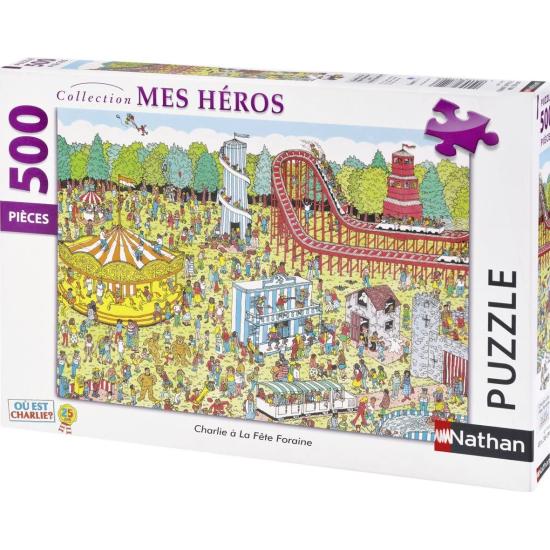Puzzle Nathan Charlie à la foire 500 pièces