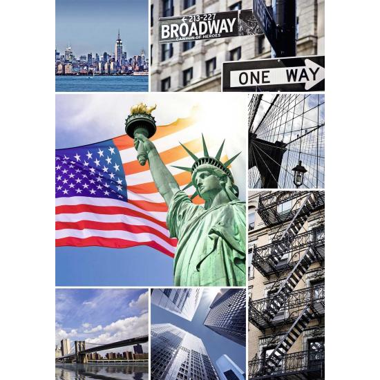 Puzzle Nathan Collage de New York 1500 pièces