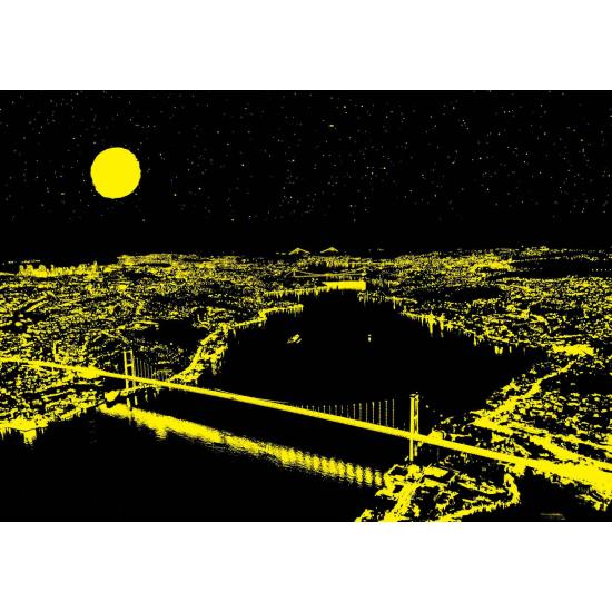 Puzzle Neon Art Puzzle Triple Pont, Bosphore 1000 Pièces