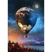 Puzzle Neon Art Puzzle Le Voyage dans la Lune 1000 Pièces