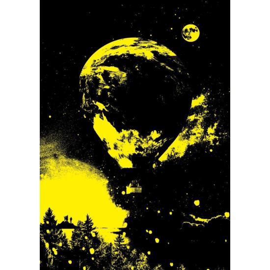 Puzzle Neon Art Puzzle Le Voyage dans la Lune 1000 Pièces