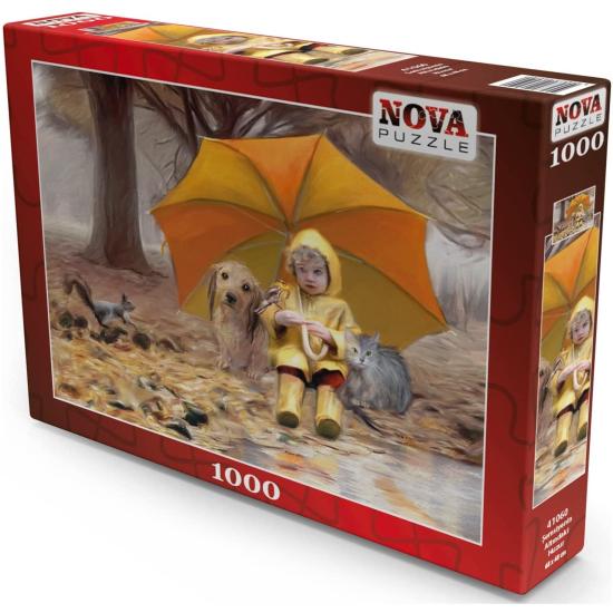 Puzzle Nova sous le parapluie 1000 pièces