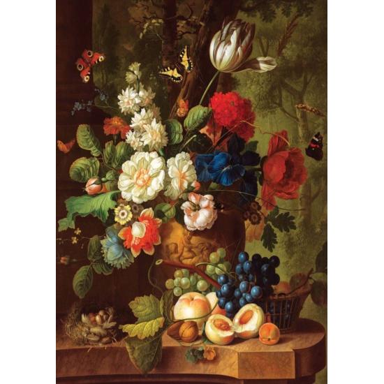 Puzzle Nova Nature Morte de Roses et Tulipes 2000 Pièces