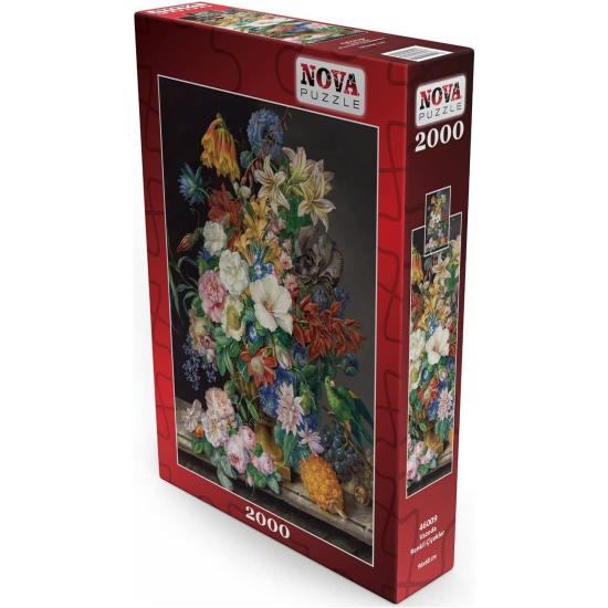 Puzzle Nova Fleurs Colorées 2000 Pièces