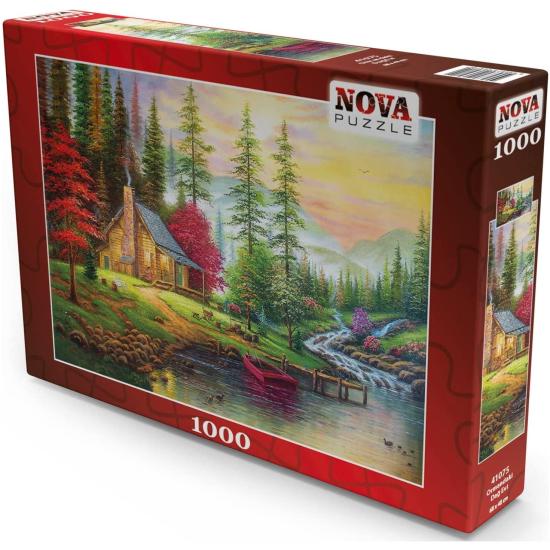 Puzzle Nova Cabane dans les bois 1000 pièces