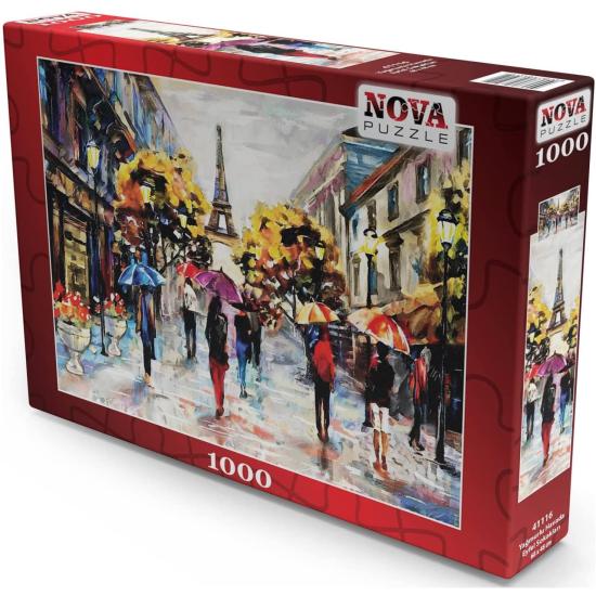 Puzzle Rues Nova Eiffel 1000 pièces