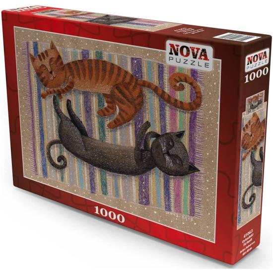 Puzzle Nova Deux chats 1000 pièces