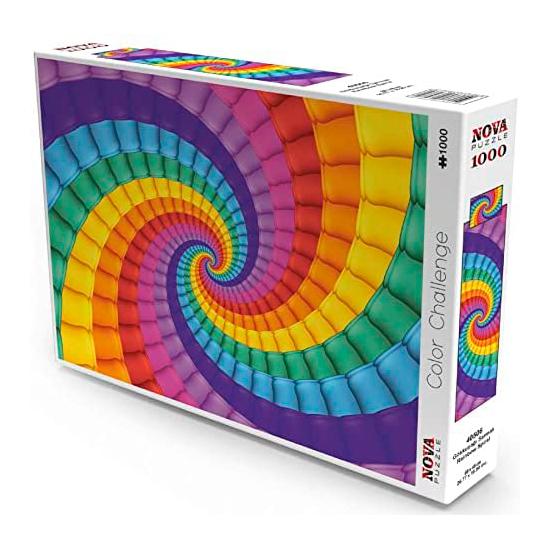 Puzzle Nova spirale arc-en-ciel 1000 pièces